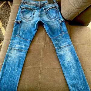 True Religion Cargo Denim Jeans